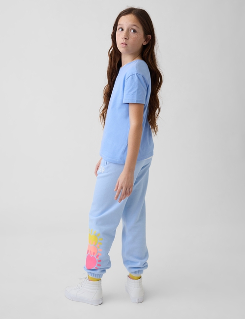 Kids Relaxed Gap Logo French Terry Joggers