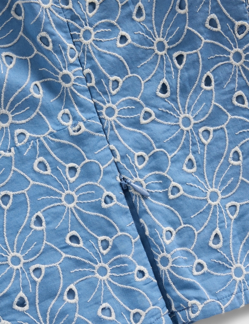 Eyelet Crop Bustier Top