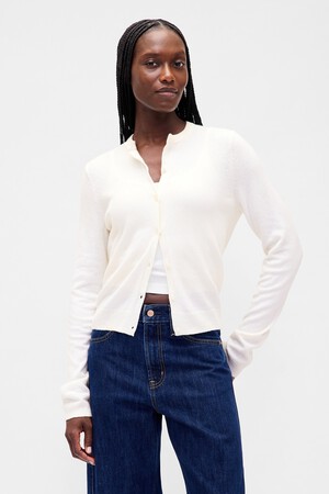 CashSoft Crop Cardigan