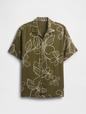 Gauze Vacay Shirt in Standard Fit