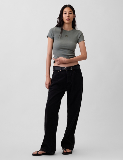 Modern Rib Gap Logo T-Shirt