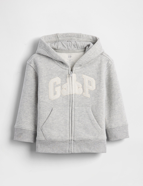 Baby VintageSoft Bear Logo Zip Hoodie
