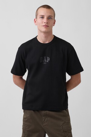 Heavyweight Relaxed 1969 Logo Crop T-shirt