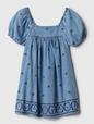 babyGap Embroidered Denim Dress