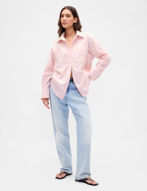 Organic Cotton Oxford Big Shirt