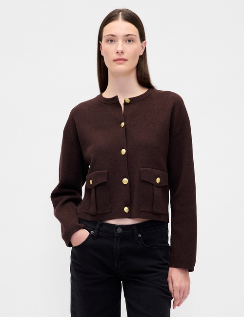 Pocket Cardigan Sweater