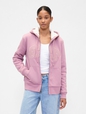 Relaxed Gap Logo Sherpa-Lined Zip Hoodie