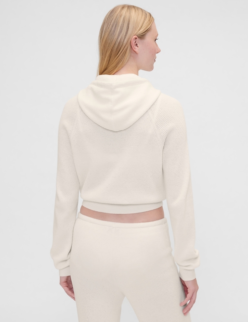 Gap × Summer Fridays CashSoft Waffle Crop Hoodie