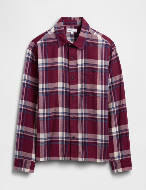 Flannel Shirt in Boxy Fit