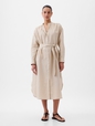 Linen Blend Maxi Dress