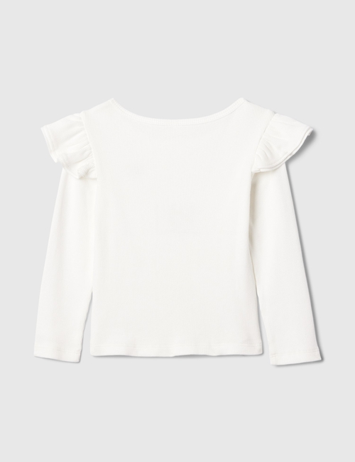 babyGap Ribbed Ruffle Top