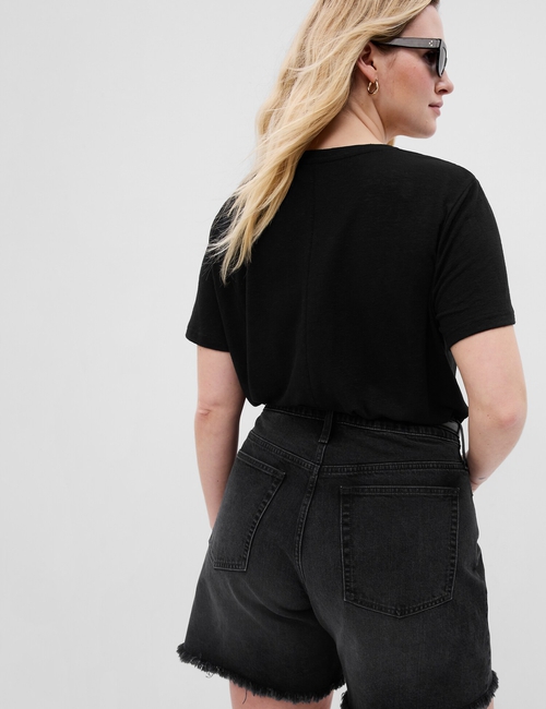 Linen-Blend T-Shirt