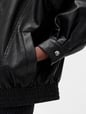 Oversized Vegan Leather Jacket