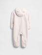 Baby Hooded Logo One-Piece