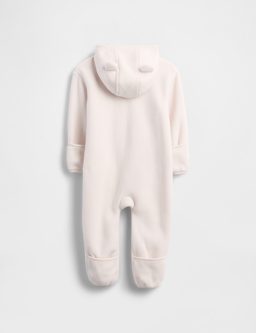 Baby Hooded Logo One-Piece