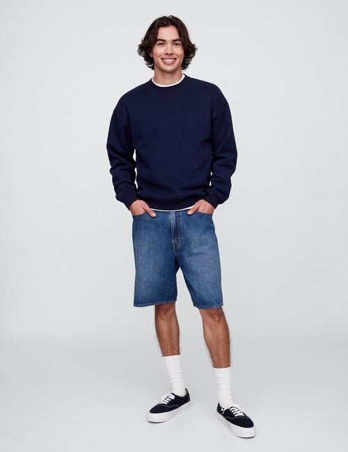 9" SuperSoft Loose Denim Shorts