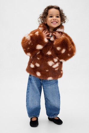 GAP X SL BAMBI FUR HALF ZIP