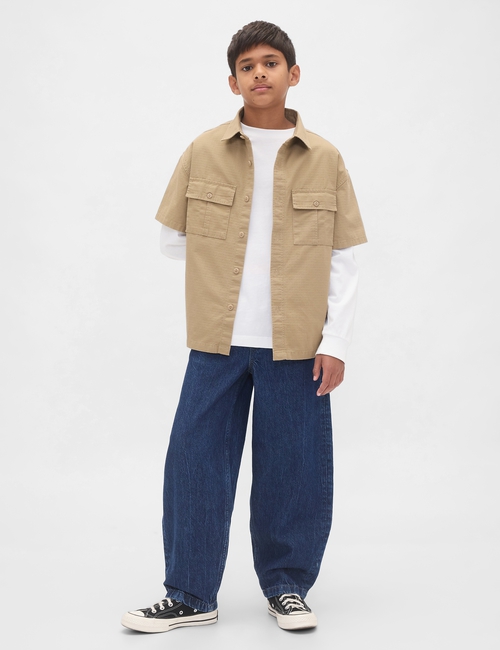 Kids Easy Baggy Barrel Jeans