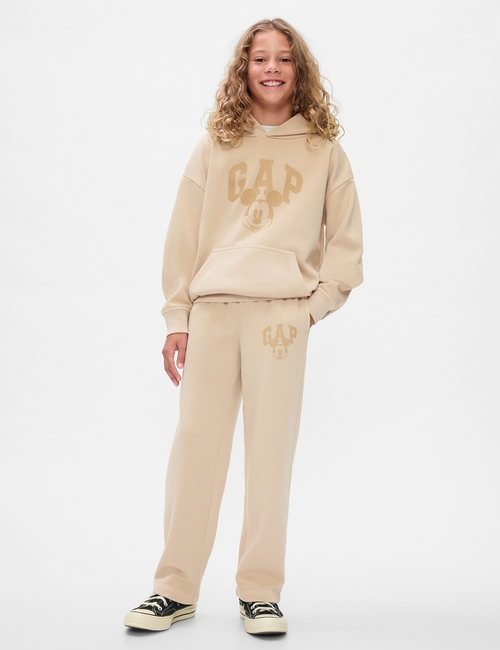 Gap × Disney Kids Vintage Soft Mickey Mouse Logo Sweatpants