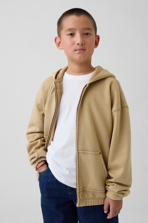 Kids VintageSoft Relaxed Zip Hoodie