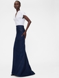GapStudio High Rise Seamed Denim Maxi Skirt