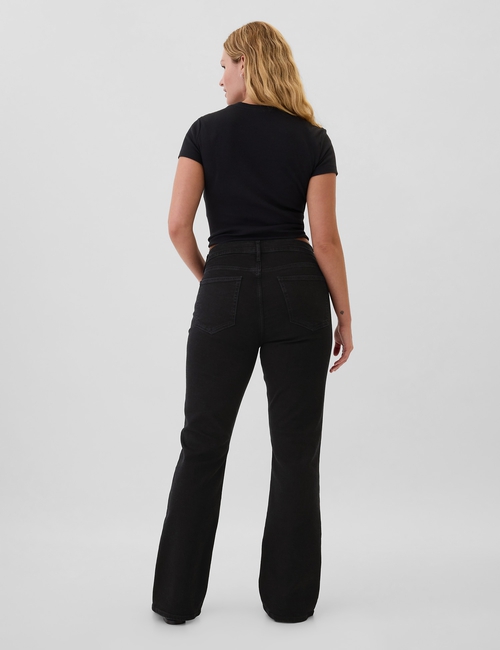 Mid Rise Baby Boot Jeans