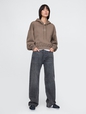 Vintage Soft Cropped Hoodie