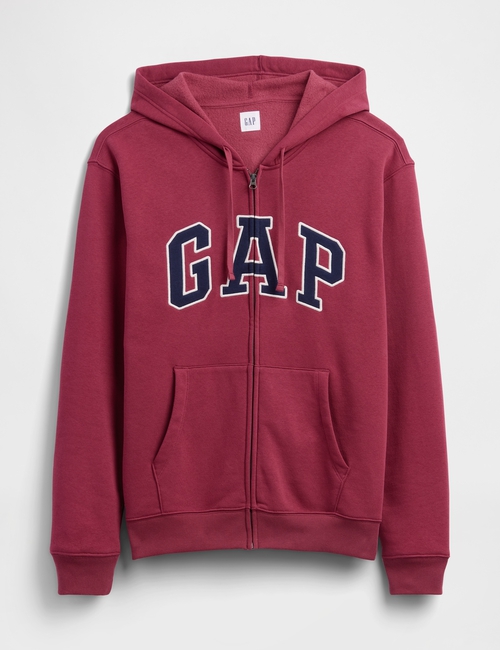 Relaxed Gap Logo Zip Hoodie