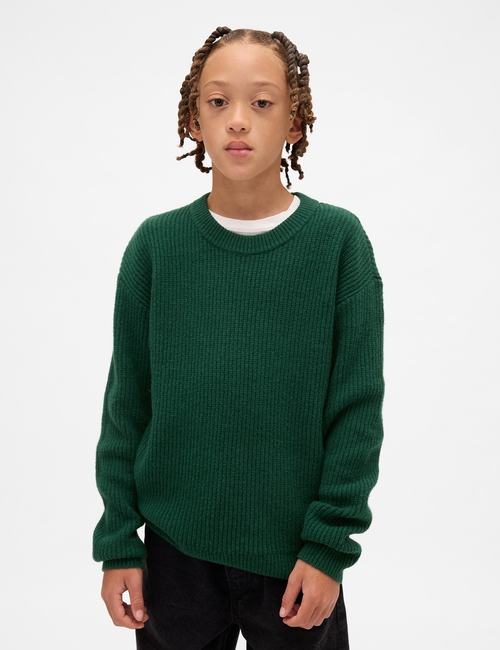Kids CashSoft Relaxed Crewneck Sweater