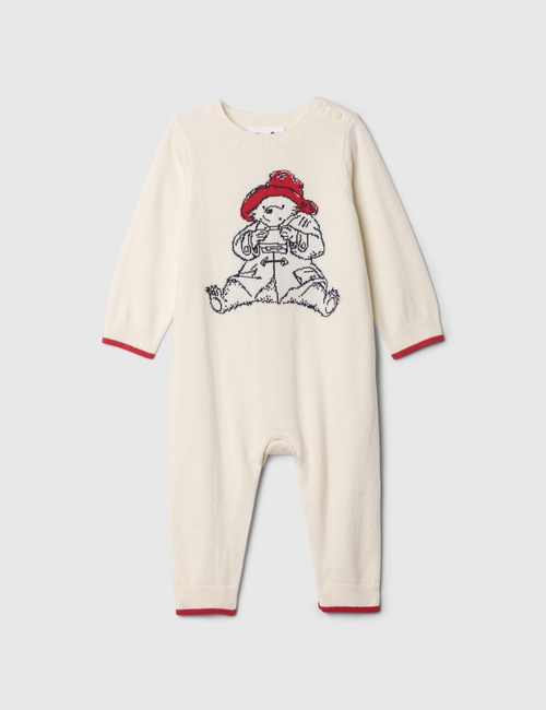 Baby Paddington Footless Sweater One-Piece
