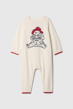 Baby Paddington Footless Sweater One-Piece