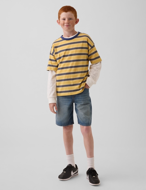 Kids UltraSoft '90s Loose Easy Denim Shorts