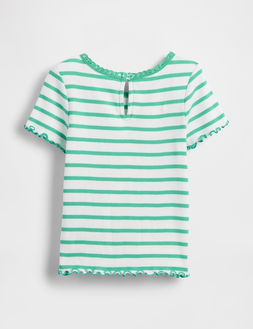 Baby & Toddler Embroidered Logo Rib T-Shirt