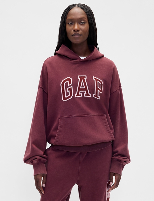 Adult Heavyweight Oversized Logo Hoodie