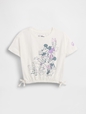 DIS SS BOW GRAPHIC CHARACTER TEE - APRIL