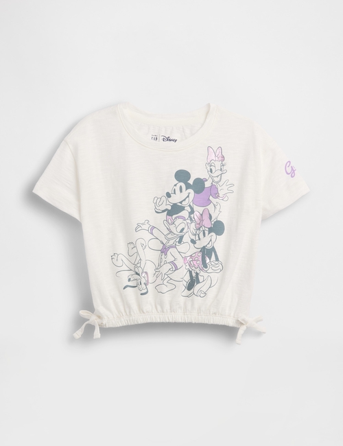 DIS SS BOW GRAPHIC CHARACTER TEE - APRIL