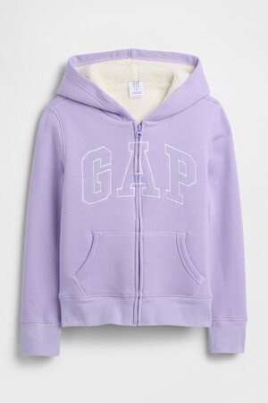 Kids Gap Logo Sherpa Hoodie