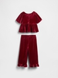 Baby & Toddler Velour Ruffle Outfit Set