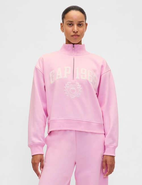 VintageSoft 1969 Logo Half-Zip Pullover