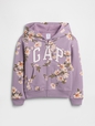 Kids Relaxed Gap Logo Print Zip Hoodie