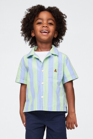 Baby & Toddler Organic Cotton Cabana Shirt