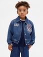 Baby & Toddler Snoopy Logo Denim Jacket