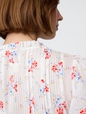 Gap × DÔEN Pintuck Floral Midi Dress