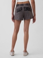 3" French Terry Relaxed Logo Sweat Shorts