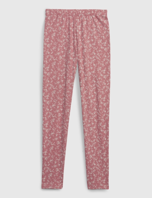 Kids Cotton Floral Leggings