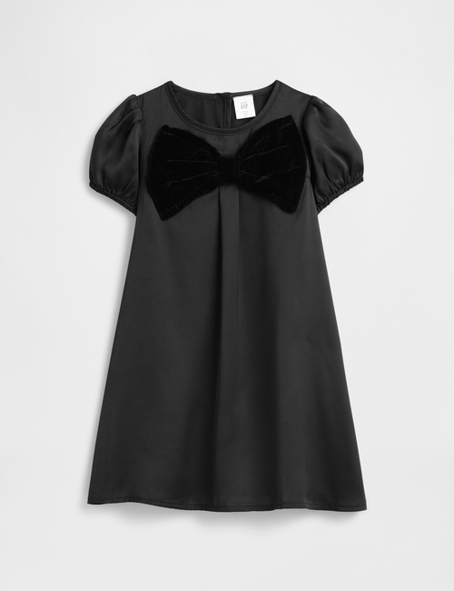 V-WVN BOW DRESS HO25