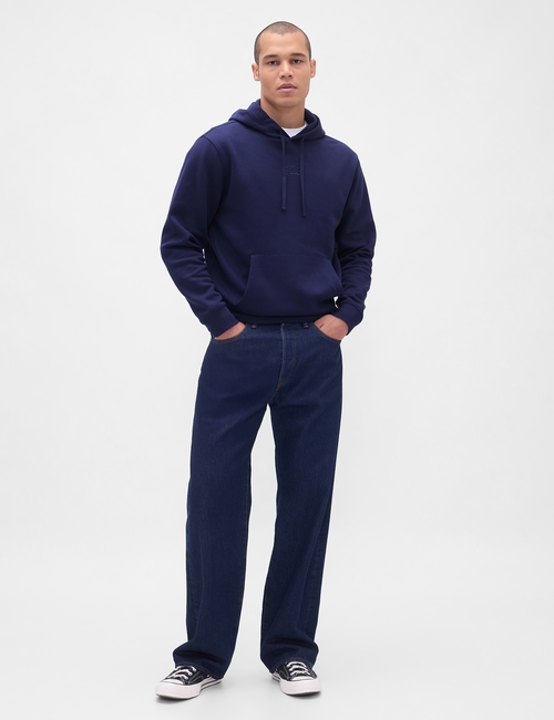 Relaxed Gap Mini-Logo Hoodie