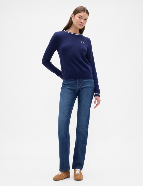 CashSoft Varsity Sweater