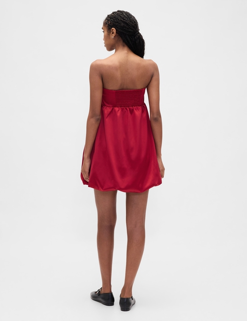 SL EMPIRE BUBBLE HEM MINI DRESS