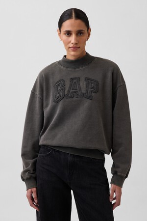 Heavyweight French Terry Oversized Mockneck Sweatshirt